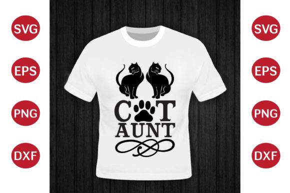 Cat SVG Design Cat Aunt