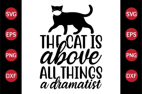 Cat SVG Design the Cat is Above All Thin