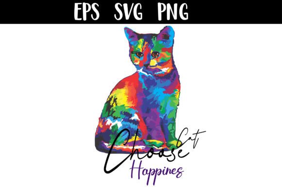 Choose Happines Cat SVG Review