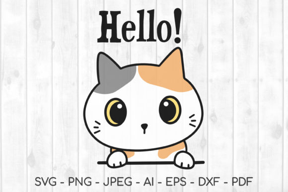Cute Cat Svg, Cat Svg, Baby Animal Svg