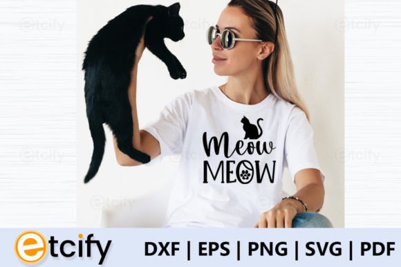 Meow Meow, Cat Svg Design