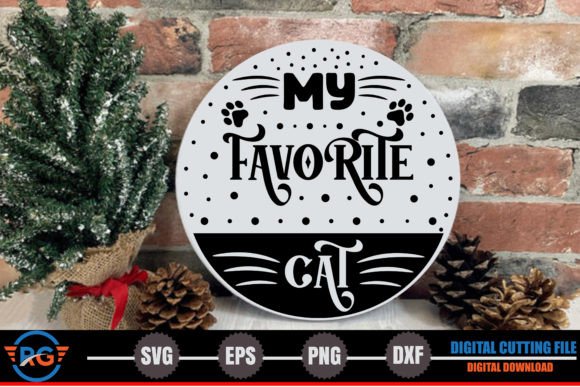 My Favorite Cat - Cat SVG